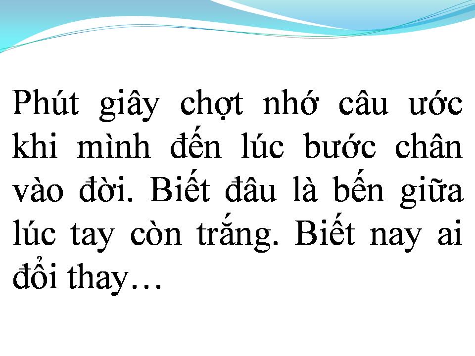Lời bài hát LỜI TẠ TỪ