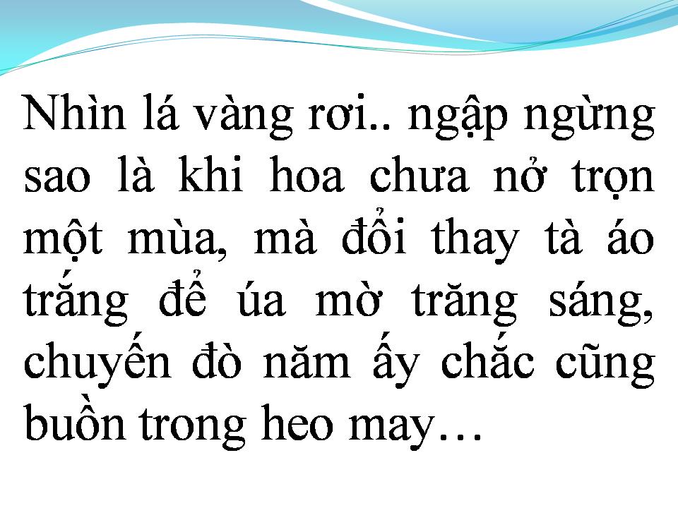 Lời bài hát LỜI TẠ TỪ