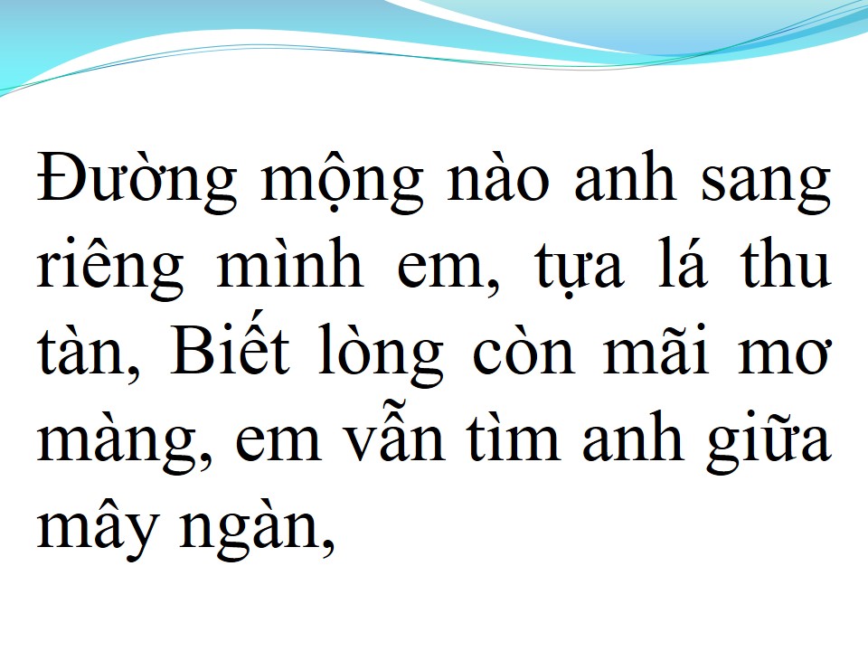 Lời bài hát LỐI THU XƯA