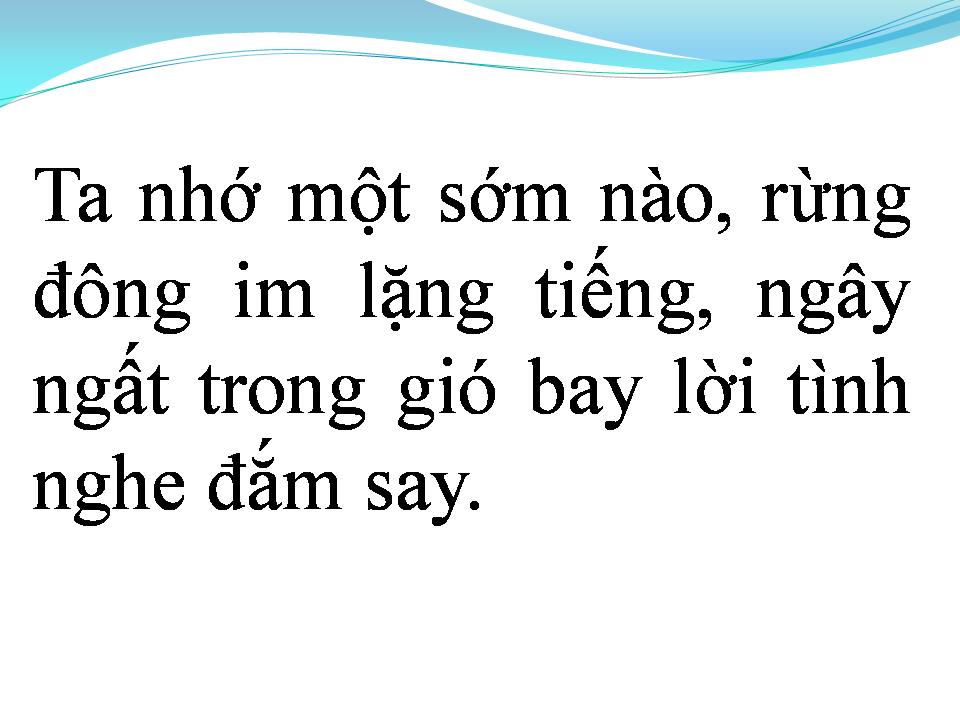 Lời bài hát LỜI TÌNH BUỒN