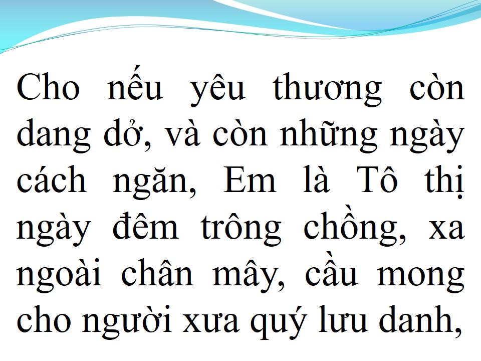 Lời bài hát LỜI TÌNH VIẾT VỘI