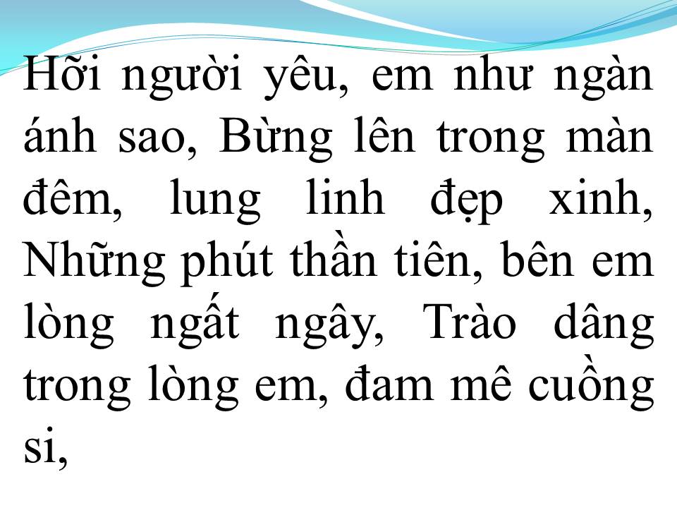 Lời bài hát LỜI TỎ TÌNH DỄ THƯƠNG 1