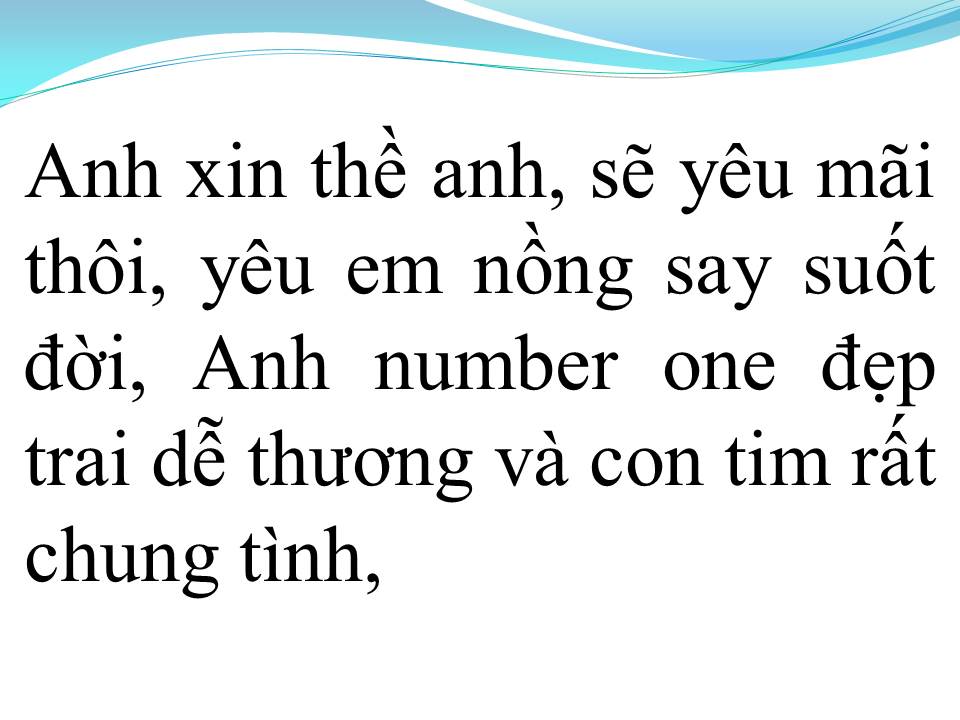 Lời bài hát LỜI TỎ TÌNH DỄ THƯƠNG 2