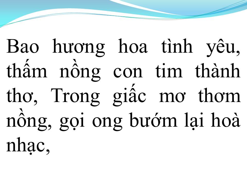 Lời bài hát LỜI TỎ TÌNH ONG BƯỚM