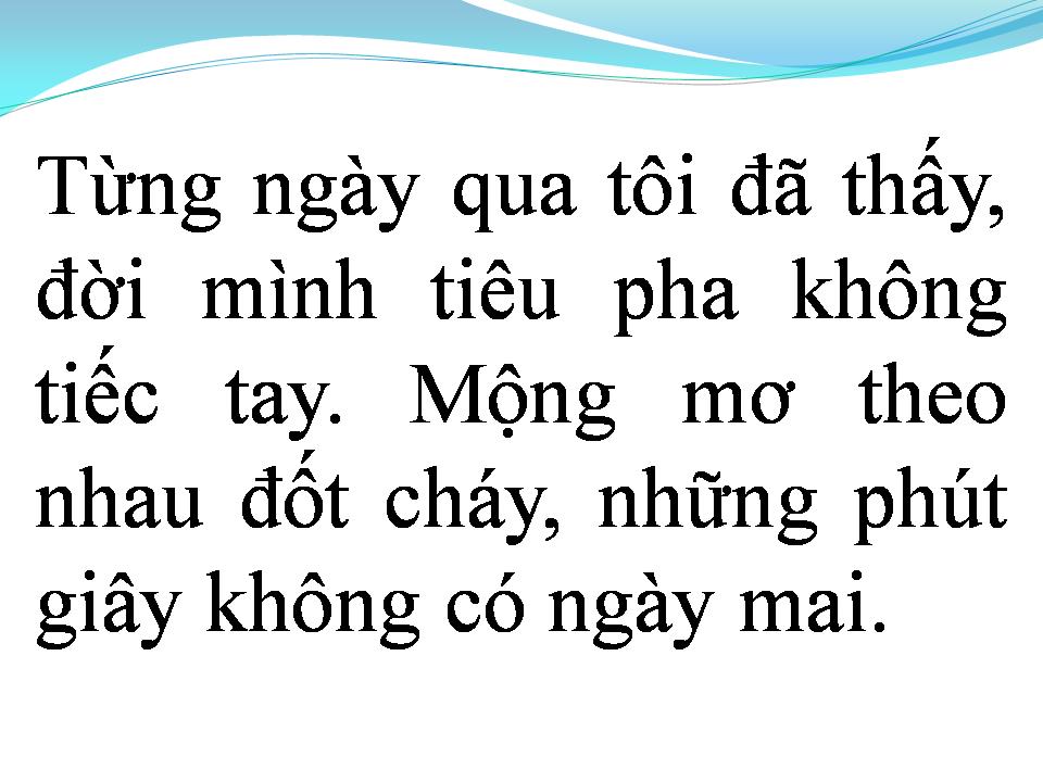 Lời bài hát LỜI TRÁI TIM MUỐN NÓI