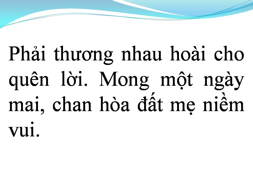 Lời bài hát LỐI VỀ ĐẤT MẸ