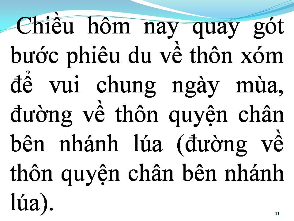 Lời bài hát LỐI VỀ XÓM NHỎ
