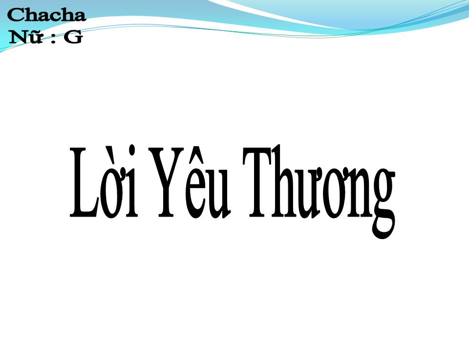 Lời bài hát LỜI YÊU THƯƠNG