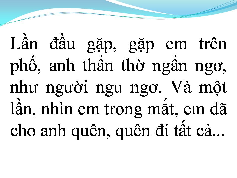 Lời bài hát LỜI YÊU THƯƠNG