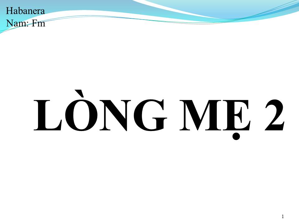 Lời bài hát LÒNG MẸ 2