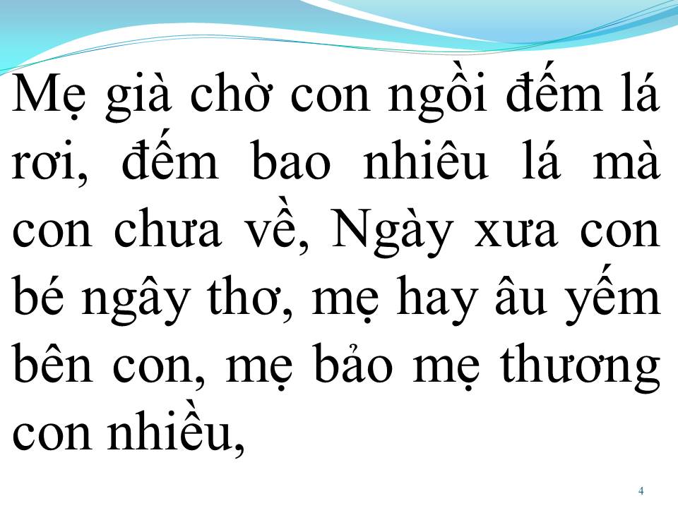 Lời bài hát LÒNG MẸ 2