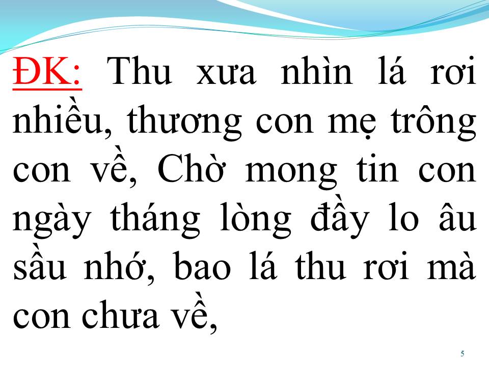 Lời bài hát LÒNG MẸ 2