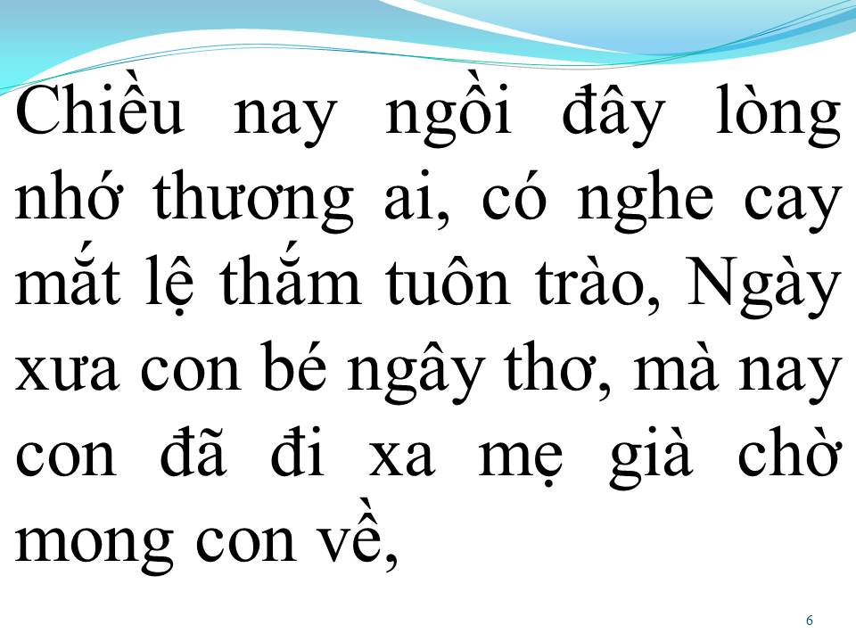 Lời bài hát LÒNG MẸ 2