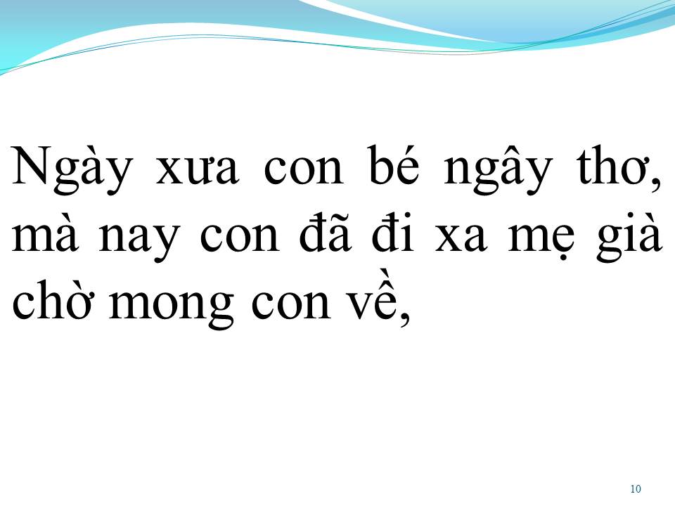 Lời bài hát LÒNG MẸ 2