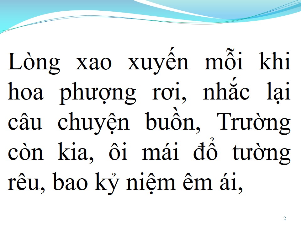 Lời bài hát LƯU BÚT NGÀY XANH