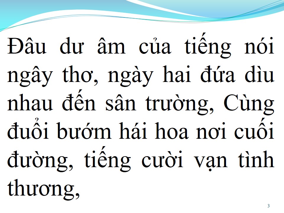 Lời bài hát LƯU BÚT NGÀY XANH