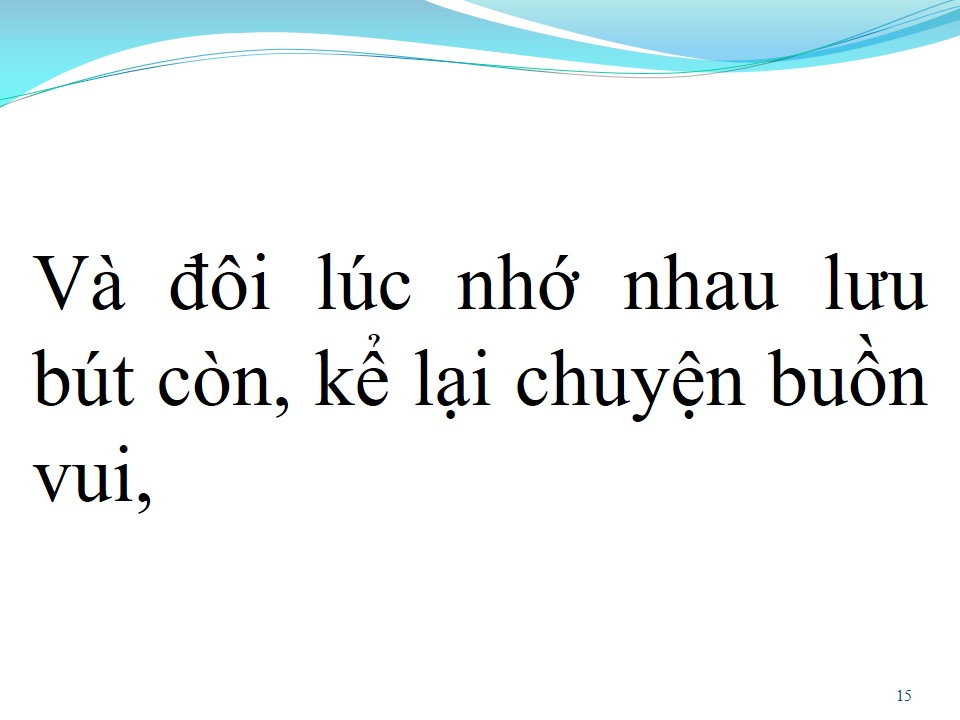 Lời bài hát LƯU BÚT NGÀY XANH