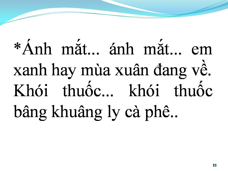 Lời bài hát LY CÀ PHÊ BAN MÊ