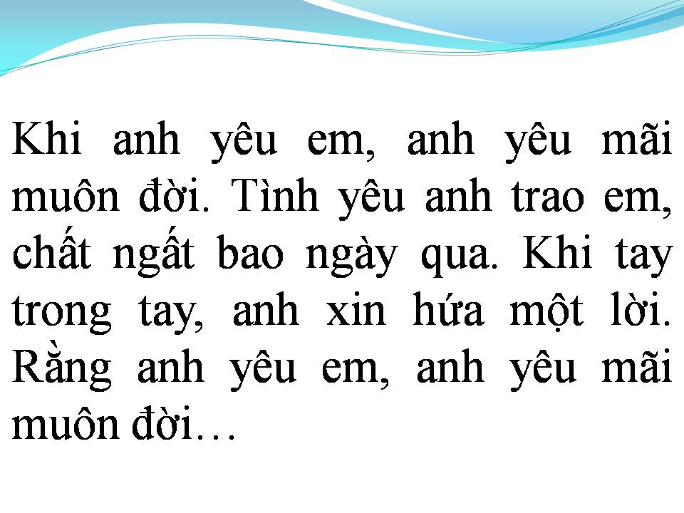 Lời bài hát ANH MONG CÓ EM