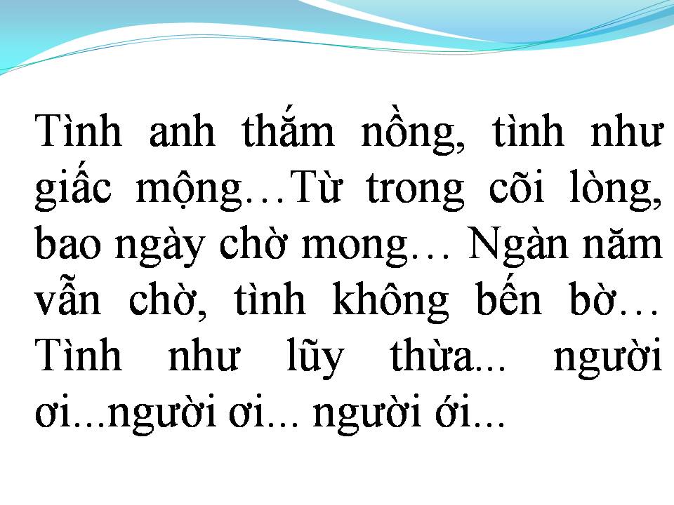 Lời bài hát ANH MONG CÓ EM