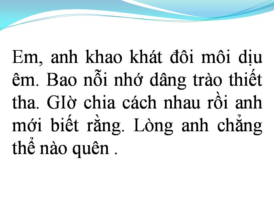 Lời bài hát ANH MONG EM