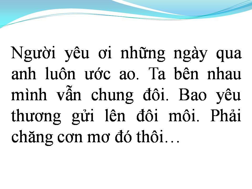 Lời bài hát ANH MONG EM