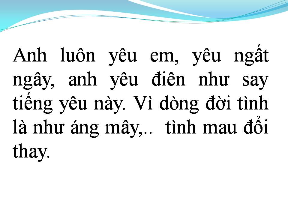 Lời bài hát ANH MONG EM QUAY VỀ