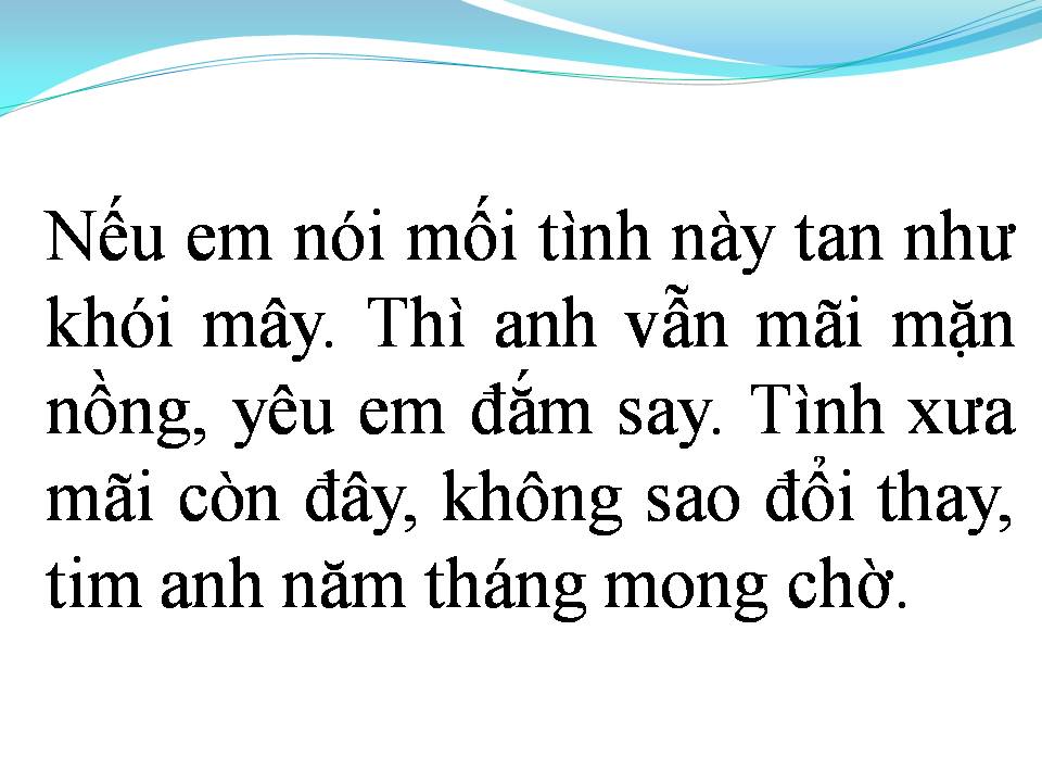 Lời bài hát ANH MONG EM QUAY VỀ
