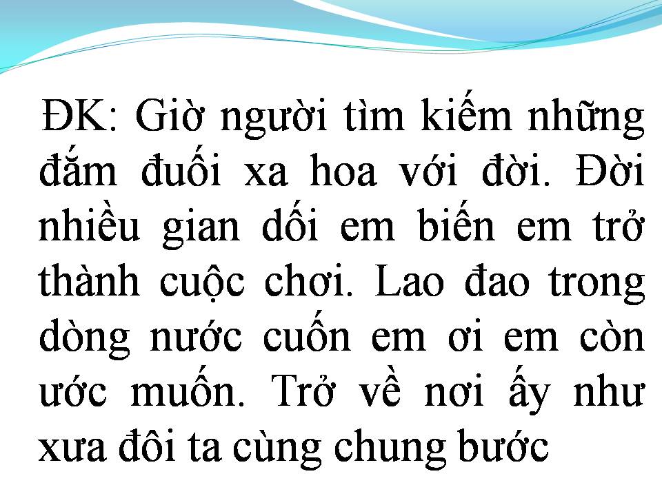 Lời bài hát ANH MỚI CHÍNH LÀ NGƯỜI EM YÊU