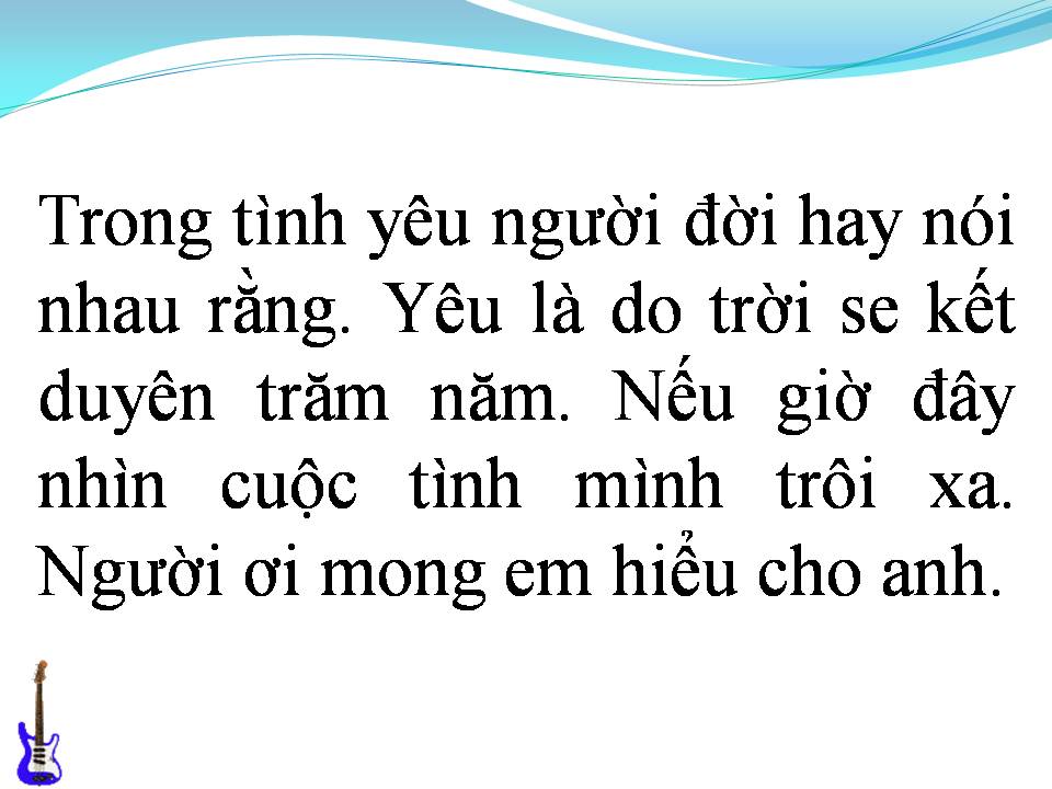 Lời bài hát ANH MUỐN NÓI