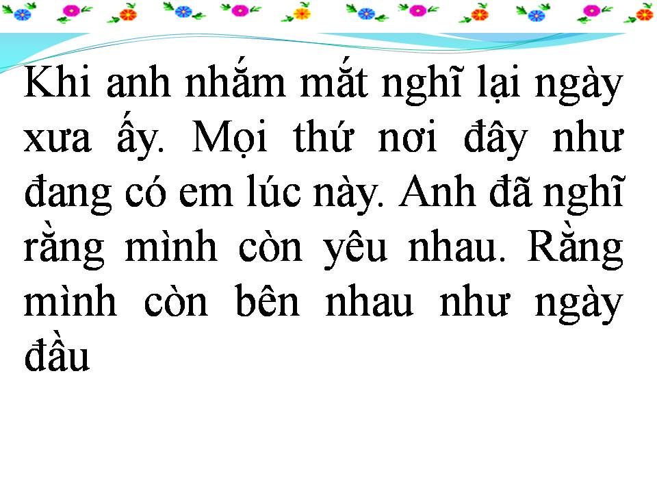 Lời bài hát ANH MUỐN QUAY LẠI