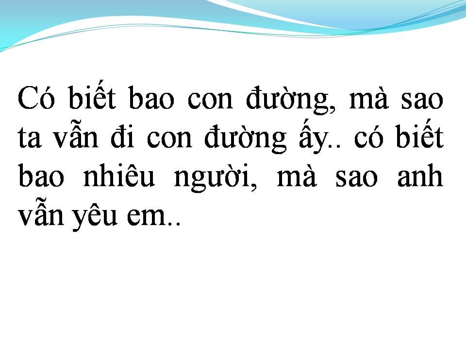 Lời bài hát ANH NHẬN RA