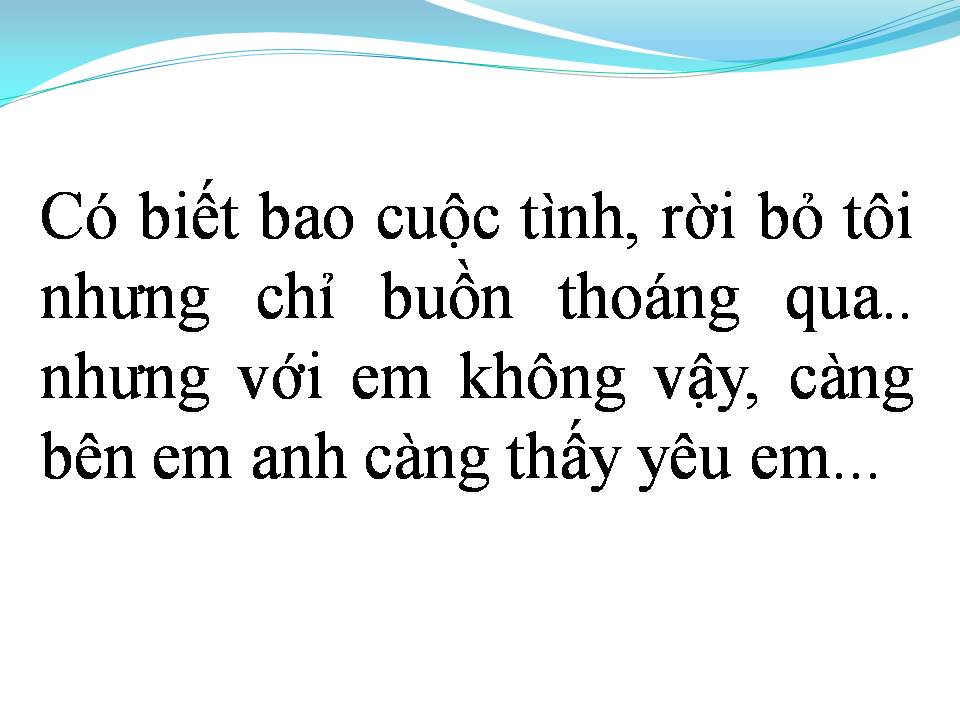 Lời bài hát ANH NHẬN RA