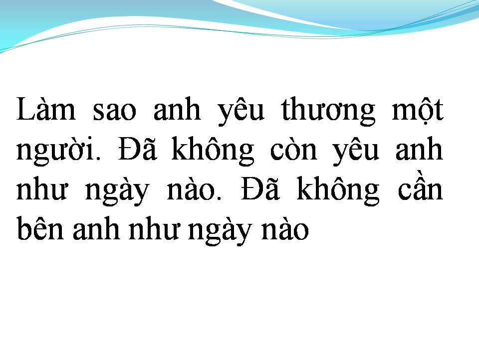 Lời bài hát ANH PHẢI LÀM SAO