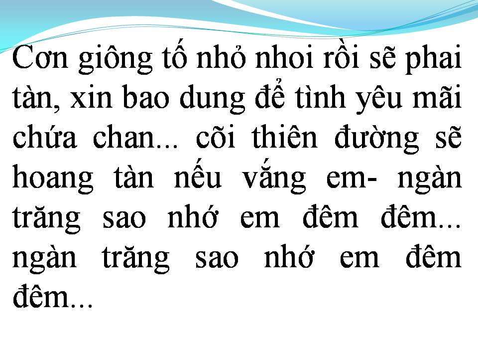 Lời bài hát ÁNH SÁNG CỦA ĐỜI TÔI