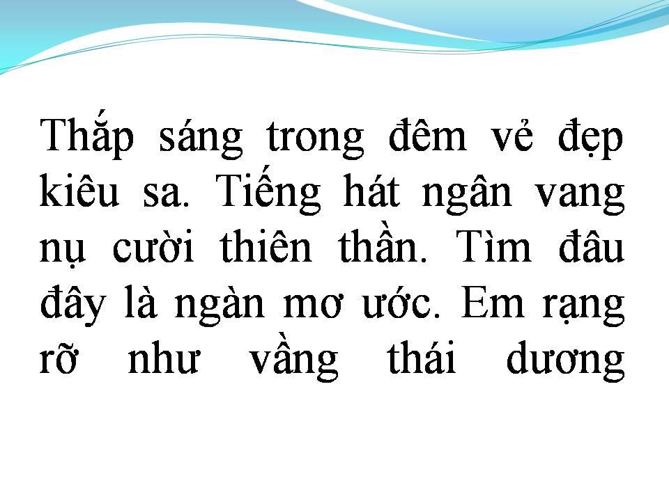 Lời bài hát ÁNH SÁNG PHA LÊ