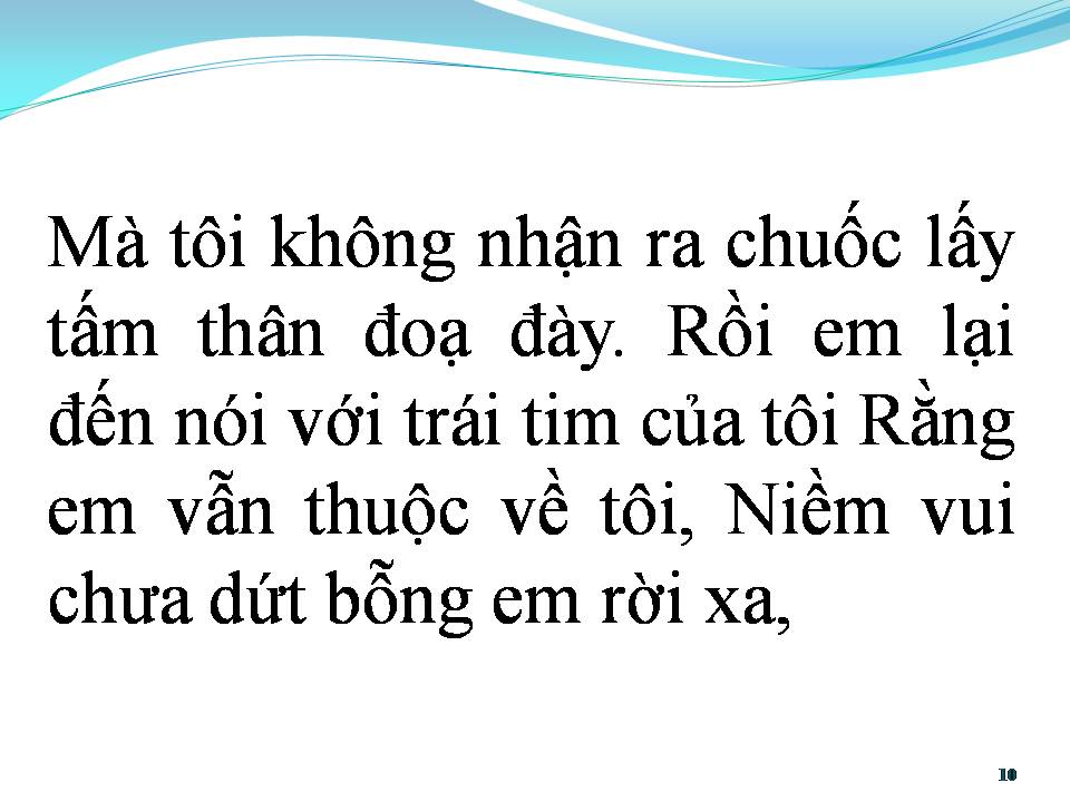 Lời bài hát ÁNH SÁNG TRONG ĐÊM