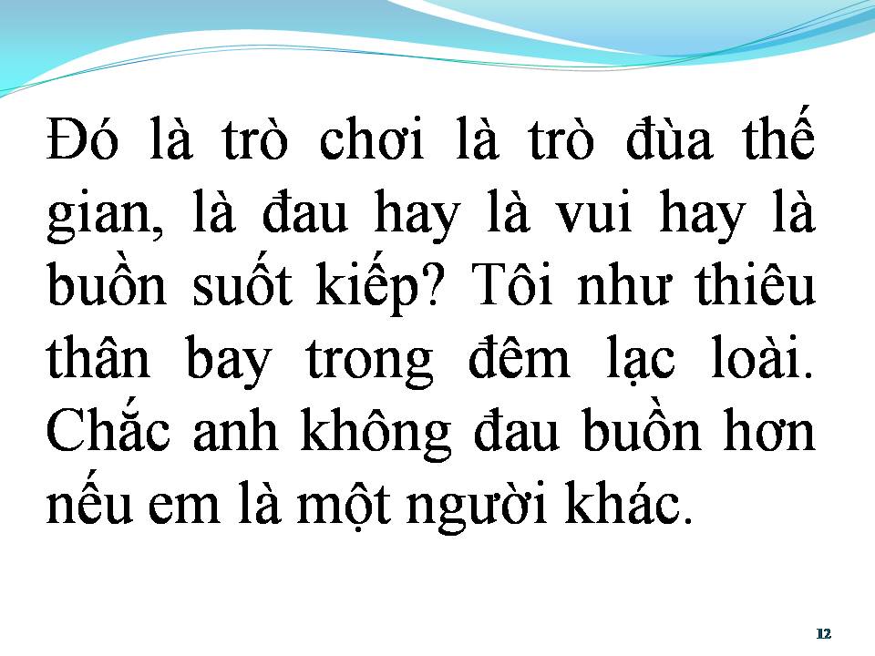 Lời bài hát ÁNH SÁNG TRONG ĐÊM