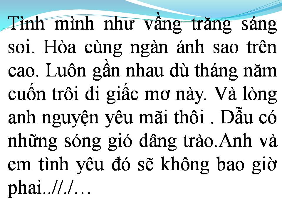 Lời bài hát ÁNH SAO TÌNH NHÂN