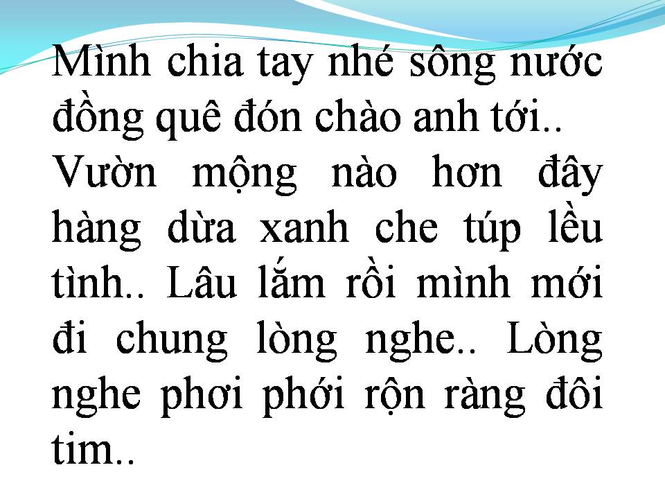 Lời bài hát ANH SÁU VỀ QUÊ