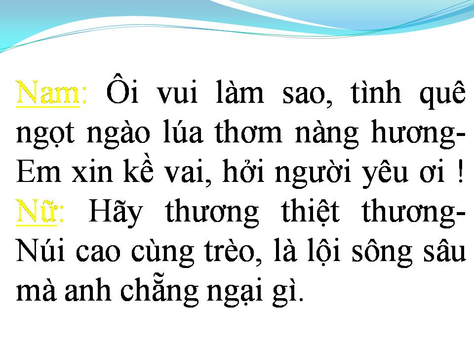 Lời bài hát ANH SÁU VỀ QUÊ (SONG CA)