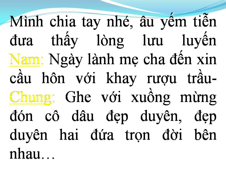 Lời bài hát ANH SÁU VỀ QUÊ (SONG CA)
