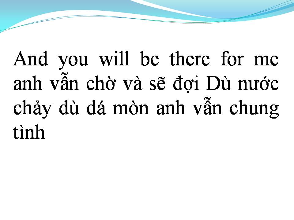 Lời bài hát ANH SẼ QUAY VỀ