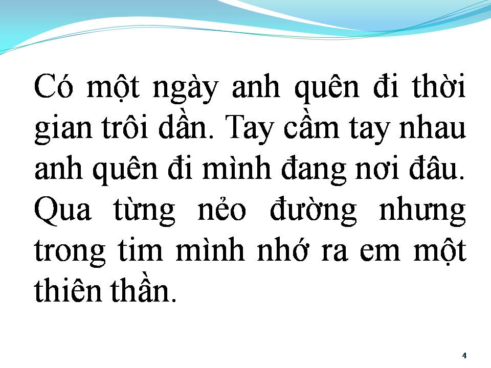 Lời bài hát ANH TIN MÌNH ĐÃ CHO NHAU MỘT KỸ NIỆM
