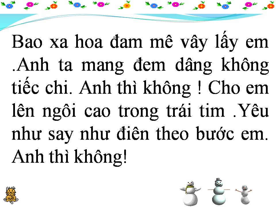 Lời bài hát ANH THÌ KHÔNG