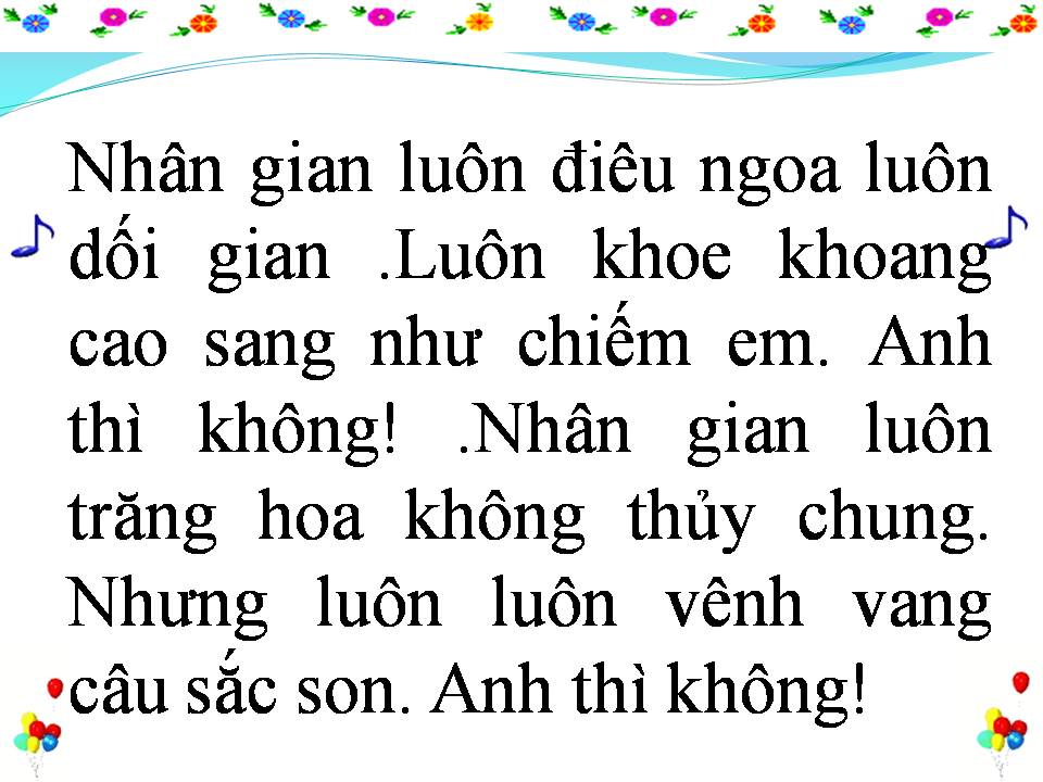Lời bài hát ANH THÌ KHÔNG