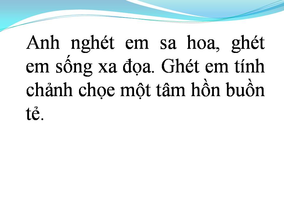 Lời bài hát ANH THÍCH EM NHƯ XƯA