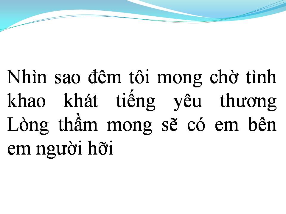 Lời bài hát ÁNH TRĂNG BUỒN