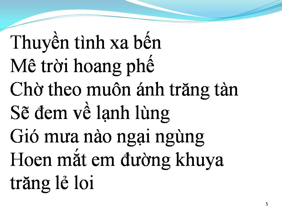 Lời bài hát ÁNH TRĂNG NÓI HỘ LÒNG TÔI