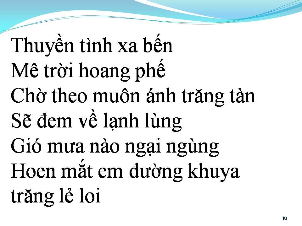 Lời bài hát ÁNH TRĂNG NÓI HỘ LÒNG TÔI